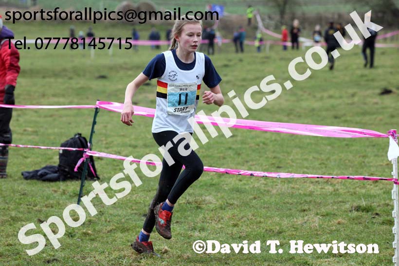 Girls under-13s, Start Fitness NEHL, Thornley Hill Farm, Peterlee, County Durham. Photo: David T. Hewitson/Sports for All Pics